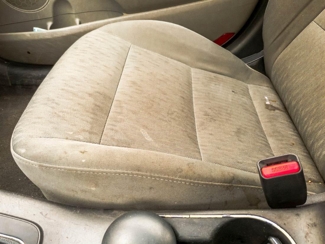 dirty car seats