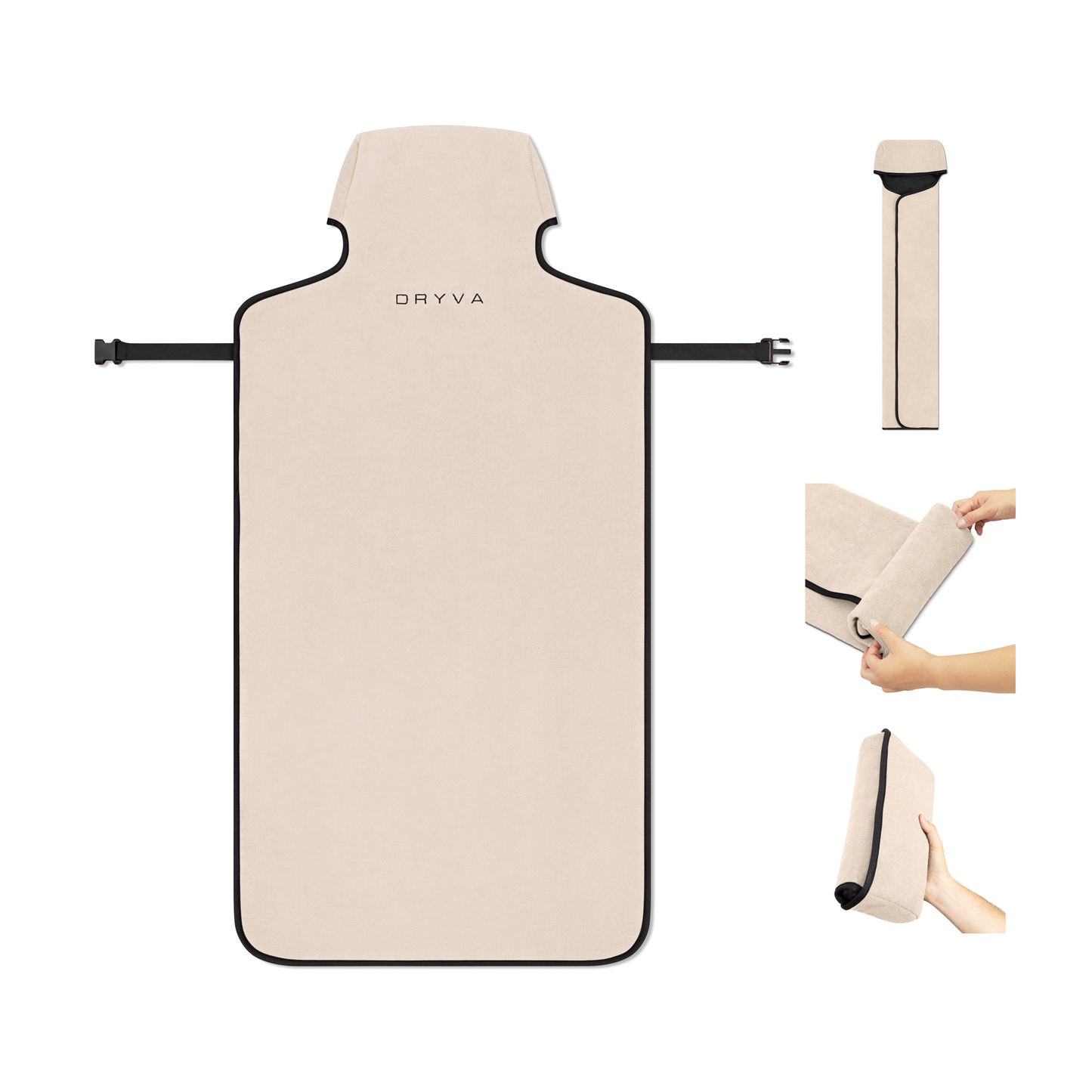 DryvaSeat Car Seat Cover - 2 Pack - Beige