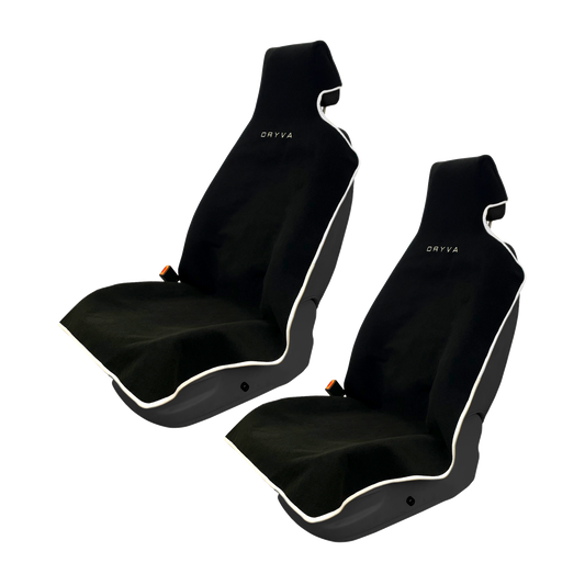 DryvaSeat Car Seat Cover - 2 Pack - Black