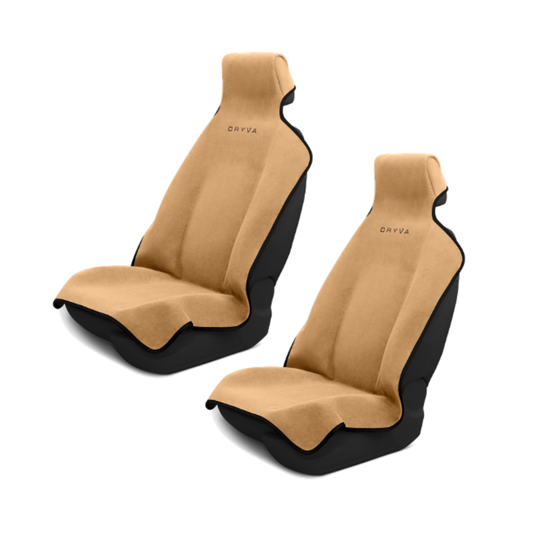 DryvaSeat Car Seat Cover - 2 Pack - Sahara